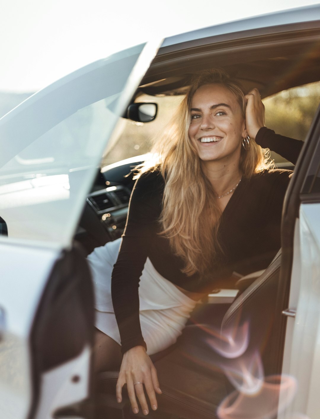 happy car owner